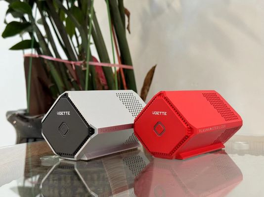 ছোট 3-10m2 স্পেস এয়ার পিউরিফায়ার 4800 এমএএইচ ব্যাটারি এবং কম 27 ডিবি গোলমাল স্তর সহ